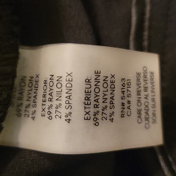 Calvin Klein Tailored Dress Work Pants Size 16 Black - Picture 7 of 7